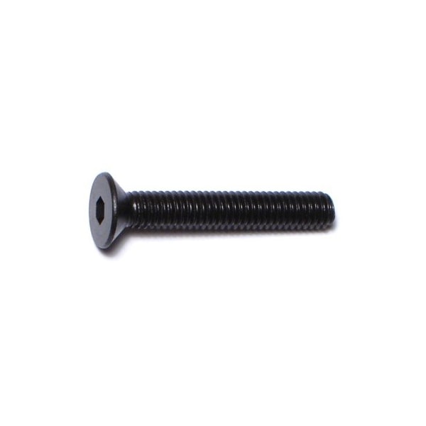 Midwest Fastener M4-0.70 Socket Head Cap Screw, Flat, Black Oxide Steel, 25 mm Length, 5 PK 76016 - main